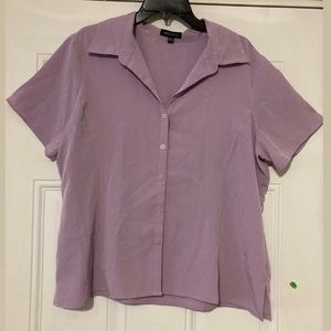 Purple Button-Up Top (XL)